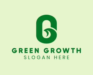 Green Natural Letter G  logo design