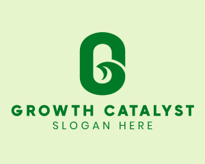 Green Natural Letter G  logo design