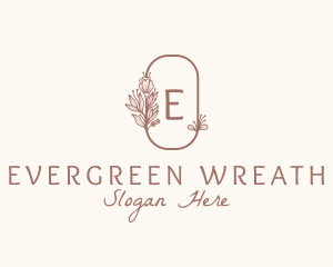 Floral Wreath Wedding Planner logo design