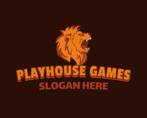 Lion Game Streaming logo design