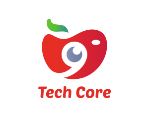 Apple Fruit Camera logo design