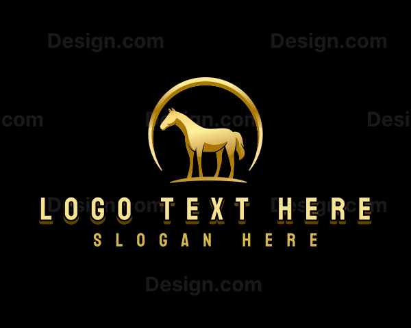 Horse Equestrian Stallion Logo