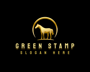 Horse Equestrian Stallion logo design