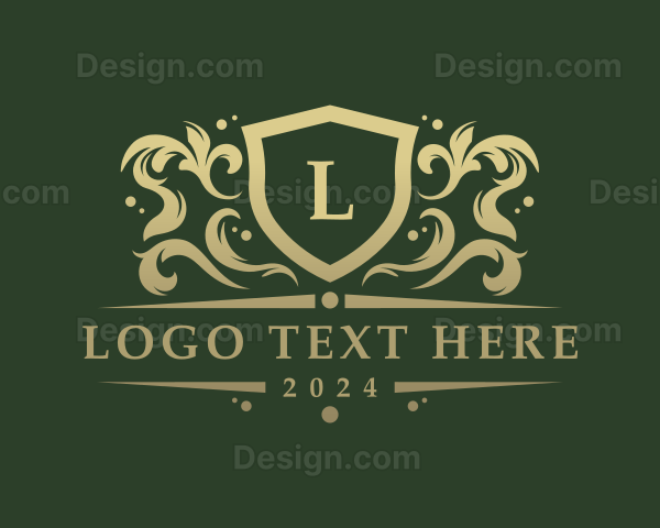 Elegant Ornate Shield Logo