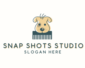 Dog Grooming Comb logo