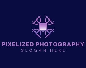 Aerial Drone Photography logo design