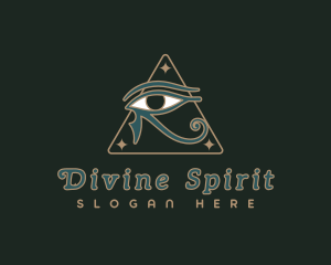 Egyptian Eye Hieroglyph logo