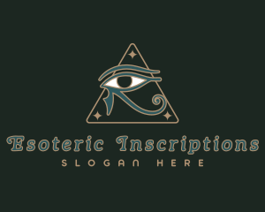 Horus Eye Hieroglyph logo