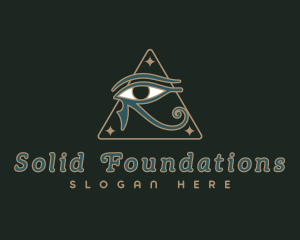 Horus Eye Hieroglyph logo