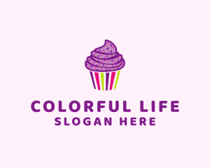 Colorful Sweet Muffin  logo design