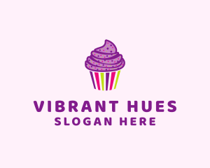 Colorful Sweet Muffin  logo