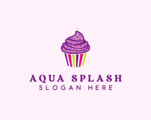 Sweet Cupcake Muffin  logo design