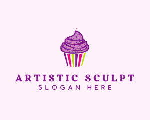 Sweet Cupcake Muffin  logo design