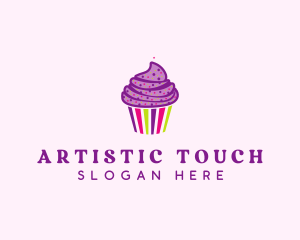 Sweet Cupcake Muffin  logo design