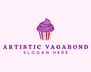 Sweet Cupcake Muffin  logo design