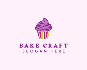 Sweet Cupcake Muffin  logo design