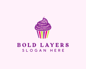 Sweet Cupcake Muffin  logo design