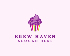 Sweet Cupcake Muffin  logo design