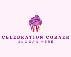 Sweet Cupcake Muffin  logo design