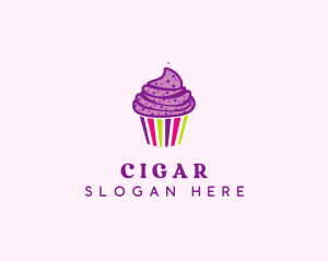 Sweet Cupcake Muffin  logo design