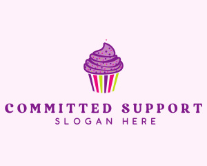 Sweet Cupcake Muffin  logo design