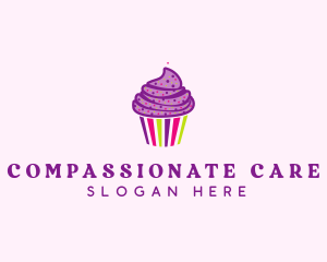 Sweet Cupcake Muffin  logo design