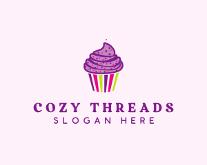 Sweet Cupcake Muffin  logo design