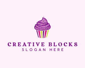 Sweet Cupcake Muffin  logo design