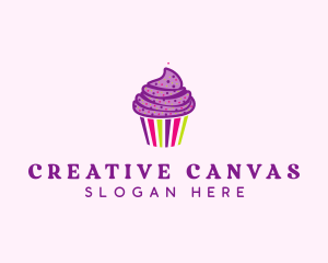 Sweet Cupcake Muffin  logo design