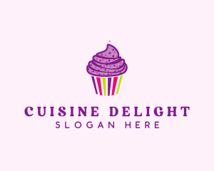 Sweet Cupcake Muffin  logo design