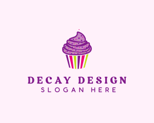 Sweet Cupcake Muffin  logo design