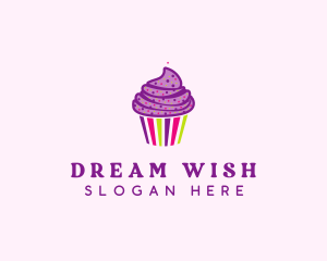 Sweet Cupcake Muffin  logo design