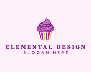 Sweet Cupcake Muffin  logo design