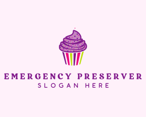 Sweet Cupcake Muffin  logo design