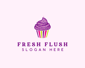 Sweet Cupcake Muffin  logo design