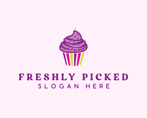 Sweet Cupcake Muffin  logo design