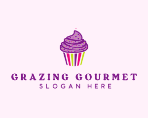 Sweet Cupcake Muffin  logo design