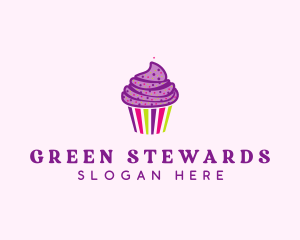 Sweet Cupcake Muffin  logo design