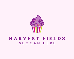 Sweet Cupcake Muffin  logo design