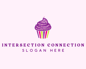 Sweet Cupcake Muffin  logo design