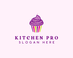 Sweet Cupcake Muffin  logo design