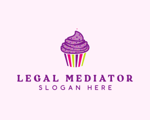 Sweet Cupcake Muffin  logo design