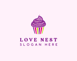 Sweet Cupcake Muffin  logo design