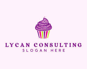 Sweet Cupcake Muffin  logo design