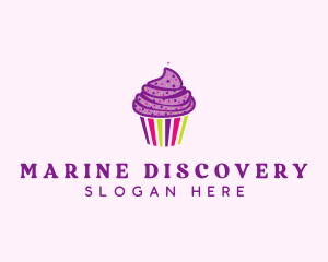 Sweet Cupcake Muffin  logo design