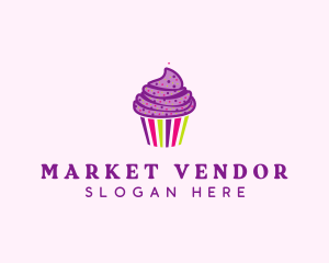 Sweet Cupcake Muffin  logo design