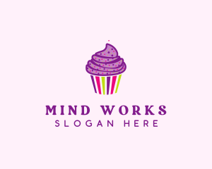 Sweet Cupcake Muffin  logo design