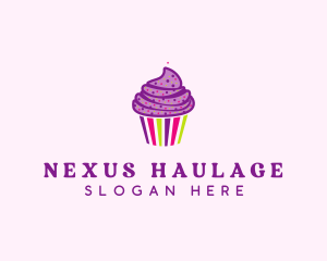 Sweet Cupcake Muffin  logo design