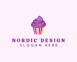 Sweet Cupcake Muffin  logo design