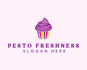 Sweet Cupcake Muffin  logo design